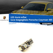 0 Luce Bagagliaio LED per Porsche Cayman 981 2013 in poi: Aura w5w W5W: lampadina LED Aura 6000k