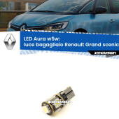 0 Luce Bagagliaio LED per Renault Grand scenic IV Mk4 2016 - 2022: Aura w5w W5W: lampadina LED Aura 6000k