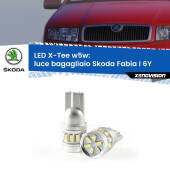 0 Luce Bagagliaio LED per Skoda Fabia I 6Y 2006 - 2006: W5W X-Tee W5W (T10) LED X-Tee (Coppia)