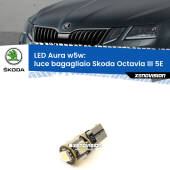 0 Luce Bagagliaio LED per Skoda Octavia III 5E 2012 - 2018: Aura w5w W5W: lampadina LED Aura 6000k