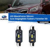 0 Luce Bagagliaio LED per Subaru Forester SG 2002 - 2012: C5W BlackForce 36mm (Coppia) C5W 36mm: LED Blackforce 6000k (Coppia)