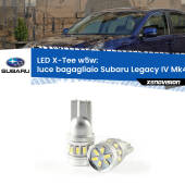 0 Luce Bagagliaio LED per Subaru Legacy IV Mk4 2003 - 2009: W5W X-Tee W5W (T10) LED X-Tee (Coppia)