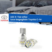 0 Luce Bagagliaio LED per Toyota C-hr  2016 in poi: W5W X-Tee W5W (T10) LED X-Tee (Coppia)