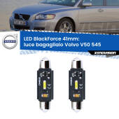 0 Luce Bagagliaio LED per Volvo V50 545 2003 - 2012: C5W BlackForce 41mm (Coppia) C5W 41mm: LED Blackforce 6000k (Coppia)