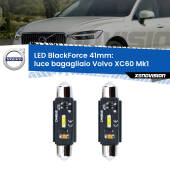 0 Luce Bagagliaio LED per Volvo XC60 Mk1 2008 - 2016: C5W BlackForce 41mm (Coppia) C5W 41mm: LED Blackforce 6000k (Coppia)