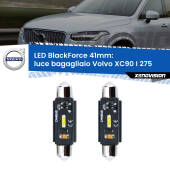 0 Luce Bagagliaio LED per Volvo XC90 I 275 2002 - 2014: C5W BlackForce 41mm (Coppia) C5W 41mm: LED Blackforce 6000k (Coppia)