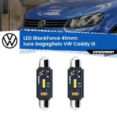 0 Luce Bagagliaio LED per VW Caddy III Versione 1: C5W BlackForce 41mm (Coppia) C5W 41mm: LED Blackforce 6000k (Coppia)