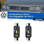 0 Luce Bagagliaio LED per VW Golf 4 Versione 1: C5W BlackForce 36mm (Coppia) C5W 36mm: LED Blackforce 6000k (Coppia)