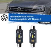 0 Luce Bagagliaio LED per VW Tiguan II 2016 in poi: C5W BlackForce 41mm (Coppia) C5W 41mm: LED Blackforce 6000k (Coppia)