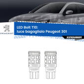 0 Luce Bagagliaio LED Peugeot 301 2012 - 2017: T10 Bolt T10: LED Bolt 6000k (Coppia)
