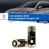 0 Luce Bagagliaio LED Peugeot 301 2012 - 2017: T10 GoldStar T10 (W5W) Goldstar Coppia LED Canbus Next Gen