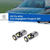 0 Luce Bagagliaio LED Peugeot 406 1995 - 2004: W5W Fly W5W: Lampadine LED Fly 6000k (Coppia)