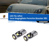 0 Luce Bagagliaio LED Porsche Boxster 981 2012 in poi: W5W Fly W5W: Lampadine LED Fly 6000k (Coppia)