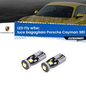 0 Luce Bagagliaio LED Porsche Cayman 981 2013 in poi: W5W Fly W5W: Lampadine LED Fly 6000k (Coppia)