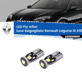 0 Luce Bagagliaio LED Renault Laguna III X91 2007 - 2015: W5W Fly W5W: Lampadine LED Fly 6000k (Coppia)