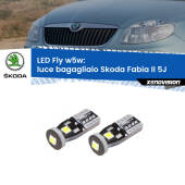 0 Luce Bagagliaio LED Skoda Fabia II 5J 2006 - 2014: W5W Fly W5W: Lampadine LED Fly 6000k (Coppia)