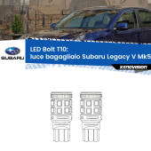 0 Luce Bagagliaio LED Subaru Legacy V Mk5 2009 - 2013: T10 Bolt T10: LED Bolt 6000k (Coppia)