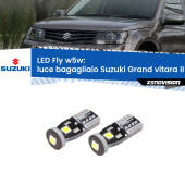 0 Luce Bagagliaio LED Suzuki Grand vitara II JT, TE, TD 2005 - 2015: W5W Fly W5W: Lampadine LED Fly 6000k (Coppia)