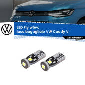 0 Luce Bagagliaio LED VW Caddy V 2021 in poi: W5W Fly W5W: Lampadine LED Fly 6000k (Coppia)
