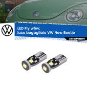 0 Luce Bagagliaio LED VW New Beetle 1998 - 2010: W5W Fly W5W: Lampadine LED Fly 6000k (Coppia)