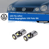0 Luce Bagagliaio LED VW Polo 9N 2002 - 2008: W5W Fly W5W: Lampadine LED Fly 6000k (Coppia)