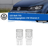 0 Luce Bagagliaio LED VW Sharan II nel baule: T10 Bolt T10: LED Bolt 6000k (Coppia)
