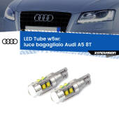 0 Luce Bagagliaio LED W5W Audi A5 8T 2007 - 2017 W5W Tube W5W: Lampadine LED Tube 6000k (Coppia)