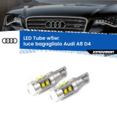 0 Luce Bagagliaio LED W5W Audi A8 D4 2009 - 2018 W5W Tube W5W: Lampadine LED Tube 6000k (Coppia)
