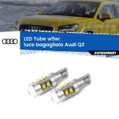 0 Luce Bagagliaio LED W5W Audi Q2 2016 - 2018 W5W Tube W5W: Lampadine LED Tube 6000k (Coppia)
