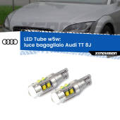 0 Luce Bagagliaio LED W5W Audi TT 8J 2006 - 2014 W5W Tube W5W: Lampadine LED Tube 6000k (Coppia)