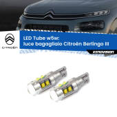 0 Luce Bagagliaio LED W5W Citroën Berlingo III 2018 in poi W5W Tube W5W: Lampadine LED Tube 6000k (Coppia)