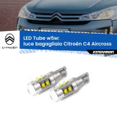 0 Luce Bagagliaio LED W5W Citroën C4 Aircross 2010 - 2018 W5W Tube W5W: Lampadine LED Tube 6000k (Coppia)