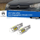 0 Luce Bagagliaio LED W5W Citroën C4 II 2009 - 2016 W5W Tube W5W: Lampadine LED Tube 6000k (Coppia)