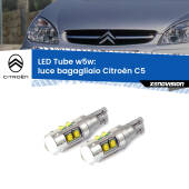 0 Luce Bagagliaio LED W5W Citroën C5 2001 - 2004 W5W Tube W5W: Lampadine LED Tube 6000k (Coppia)