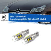 0 Luce Bagagliaio LED W5W Citroën C5 My04 2004 - 2008 W5W Tube W5W: Lampadine LED Tube 6000k (Coppia)