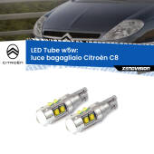 0 Luce Bagagliaio LED W5W Citroën C8 2002 - 2010 W5W Tube W5W: Lampadine LED Tube 6000k (Coppia)