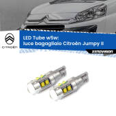 0 Luce Bagagliaio LED W5W Citroën Jumpy II 2006 - 2015 W5W Tube W5W: Lampadine LED Tube 6000k (Coppia)