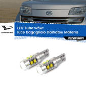 0 Luce Bagagliaio LED W5W Daihatsu Materia 2006 in poi W5W Tube W5W: Lampadine LED Tube 6000k (Coppia)