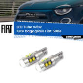 0 Luce Bagagliaio LED W5W Fiat 500e 2020 in poi W5W Tube W5W: Lampadine LED Tube 6000k (Coppia)