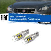 0 Luce Bagagliaio LED W5W Fiat Croma 2005 - 2010 W5W Tube W5W: Lampadine LED Tube 6000k (Coppia)