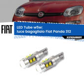 0 Luce Bagagliaio LED W5W Fiat Panda 312 2012 in poi W5W Tube W5W: Lampadine LED Tube 6000k (Coppia)