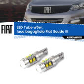 0 Luce Bagagliaio LED W5W Fiat Scudo III 2022 in poi W5W Tube W5W: Lampadine LED Tube 6000k (Coppia)
