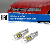0 Luce Bagagliaio LED W5W Fiat Stilo  2001 - 2006 W5W Tube W5W: Lampadine LED Tube 6000k (Coppia)