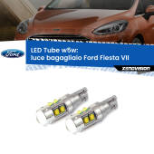 0 Luce Bagagliaio LED W5W Ford Fiesta Mk7 2017 - 2020 W5W Tube W5W: Lampadine LED Tube 6000k (Coppia)
