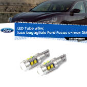 0 Luce Bagagliaio LED W5W Ford Focus c-max DM2 2003 - 2007 W5W Tube W5W: Lampadine LED Tube 6000k (Coppia)