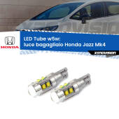 0 Luce Bagagliaio LED W5W Honda Jazz Mk4 2013 - 2019 W5W Tube W5W: Lampadine LED Tube 6000k (Coppia)