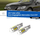 0 Luce Bagagliaio LED W5W Mercedes CLA C117 2012 - 2019 W5W Tube W5W: Lampadine LED Tube 6000k (Coppia)
