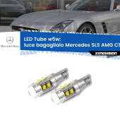 0 Luce Bagagliaio LED W5W Mercedes SLS AMG C197 2010 in poi W5W Tube W5W: Lampadine LED Tube 6000k (Coppia)