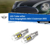 0 Luce Bagagliaio LED W5W Mini Clubman R55 2007 - 2015 W5W Tube W5W: Lampadine LED Tube 6000k (Coppia)