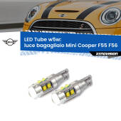 0 Luce Bagagliaio LED W5W Mini Cooper F55 F56 2013 - 2017 W5W Tube W5W: Lampadine LED Tube 6000k (Coppia)